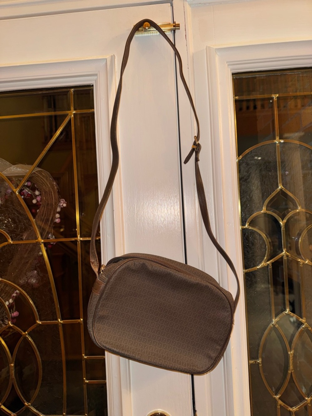 Classic Brown Crossbody Shoulder Bag - Fendi - Picture 2 of 5